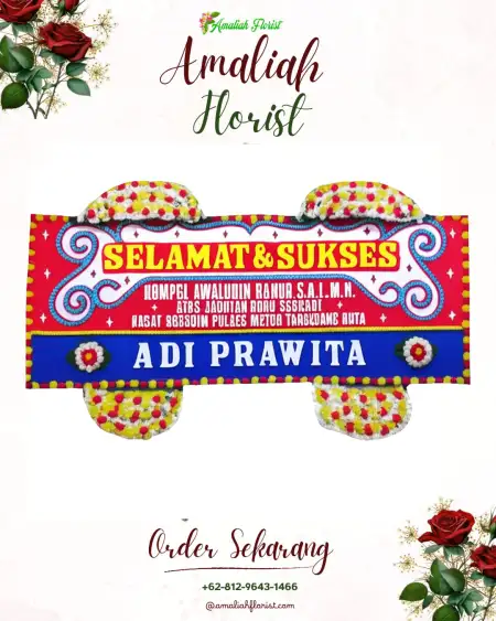 Papan Bunga Ucapan Selamat Tadenas